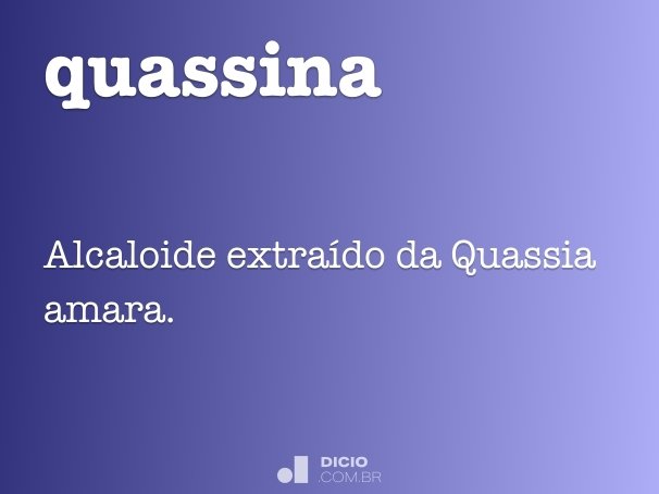 quassina