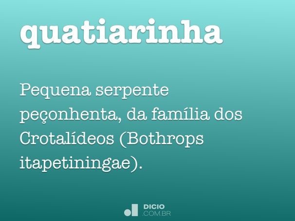 quatiarinha