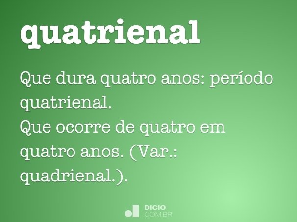 quatrienal