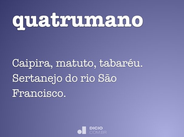 quatrumano