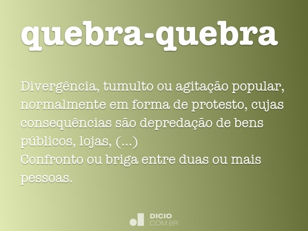 quebra-quebra