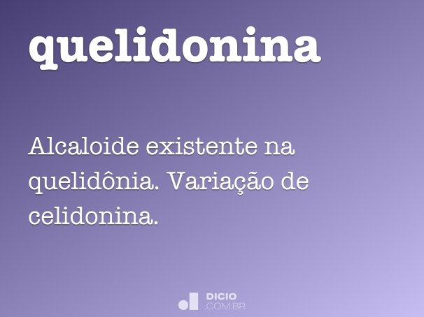 quelidonina