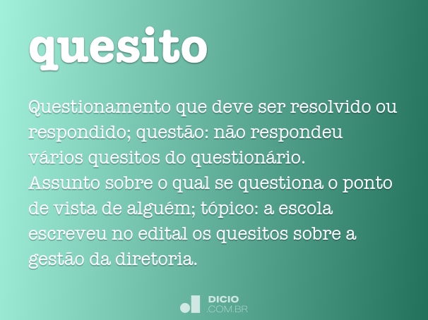 quesito