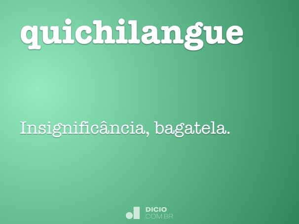 quichilangue