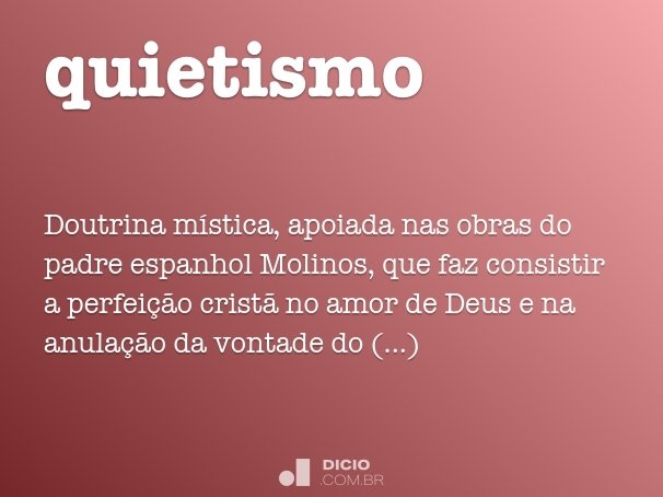 quietismo