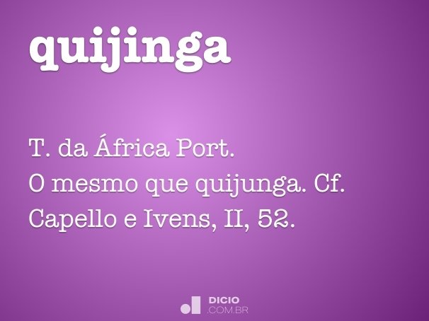 quijinga