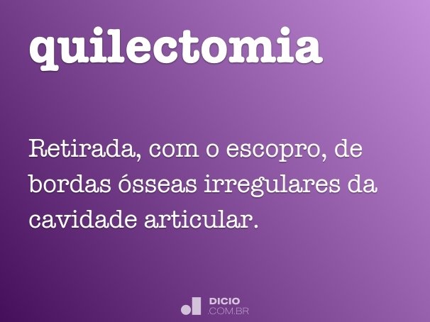 quilectomia