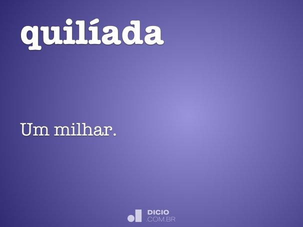 quilíada