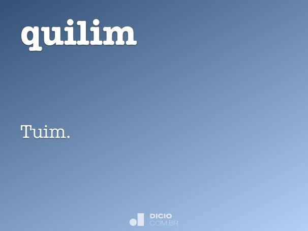 quilim