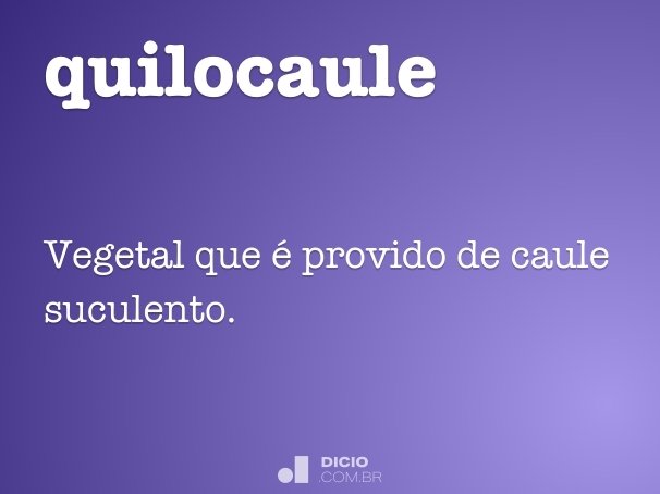 quilocaule