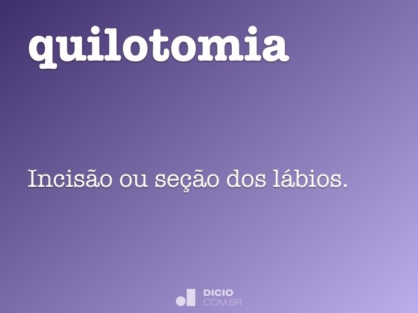 quilotomia
