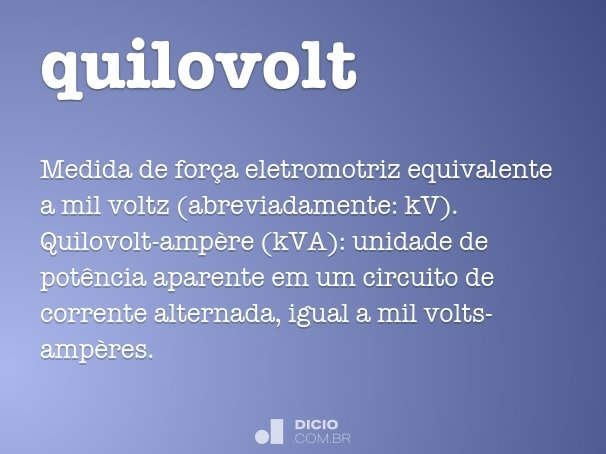 quilovolt