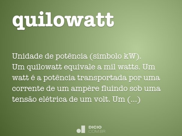 quilowatt