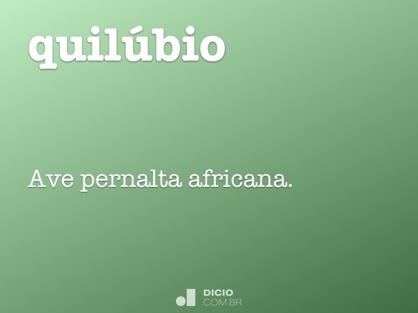 quilúbio