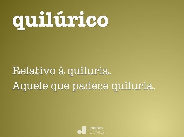 quilúrico