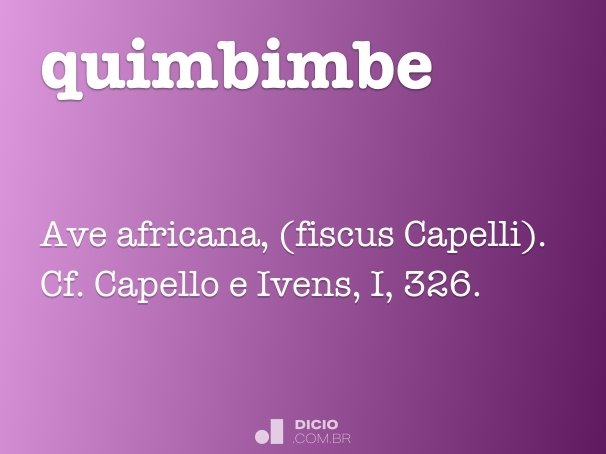 quimbimbe