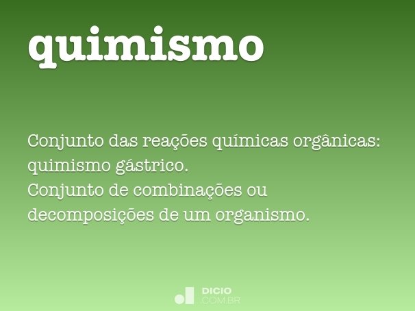 quimismo