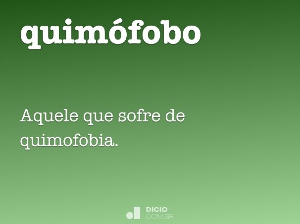 quimófobo