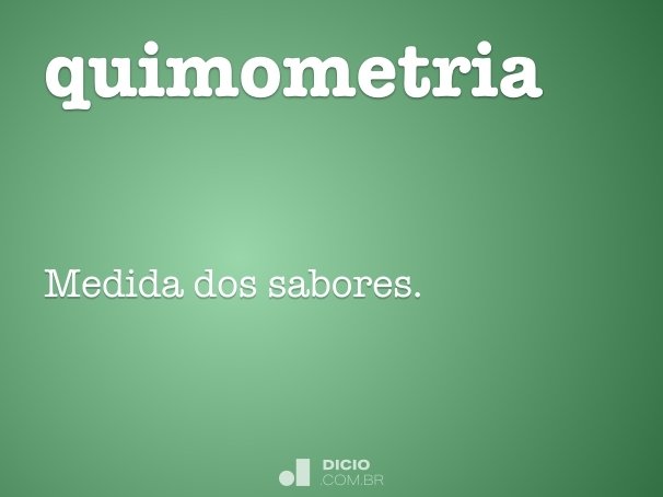 quimometria
