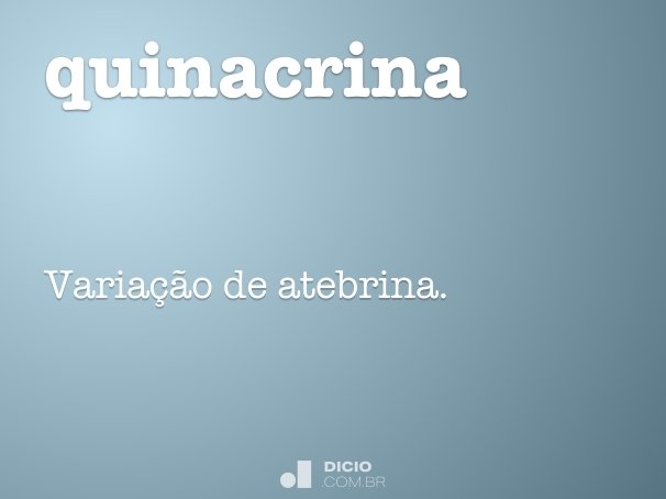 quinacrina