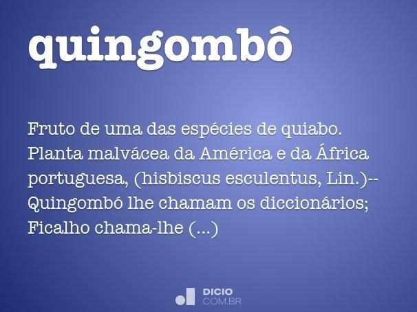 quingombô