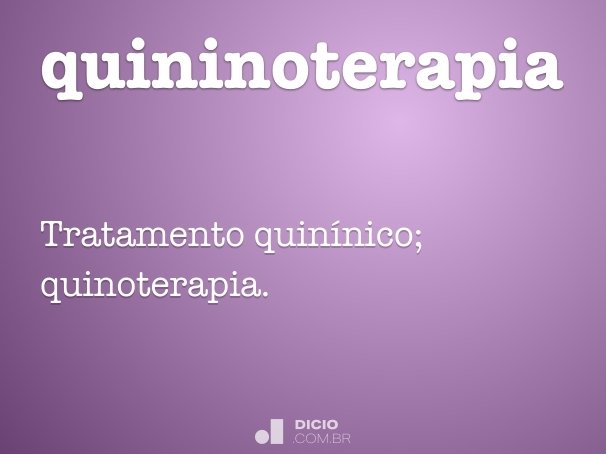 quininoterapia