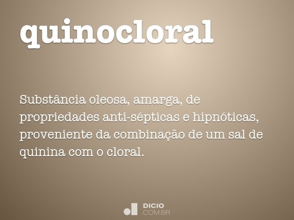 quinocloral