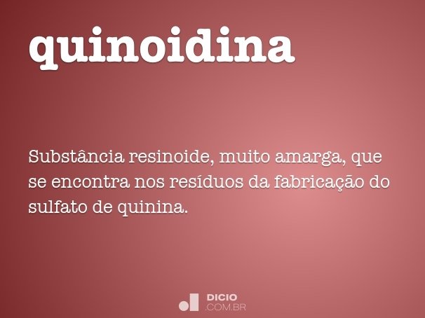 quinoidina