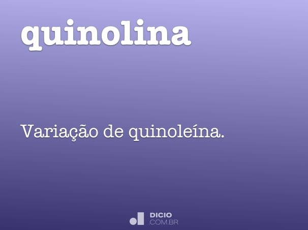 quinolina