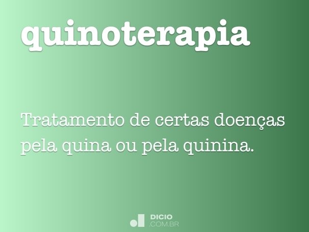 quinoterapia