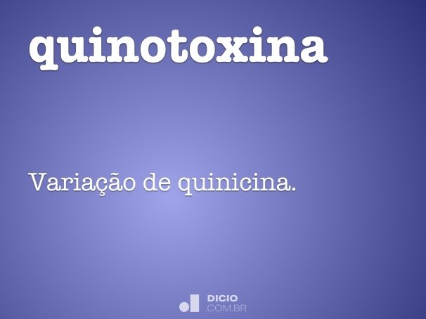 quinotoxina