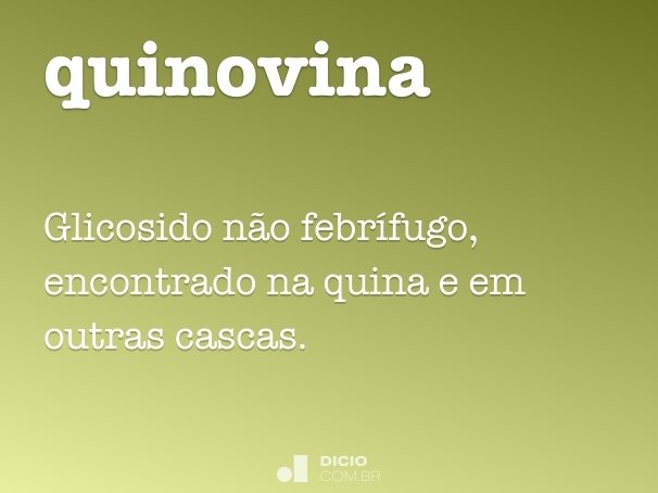 quinovina