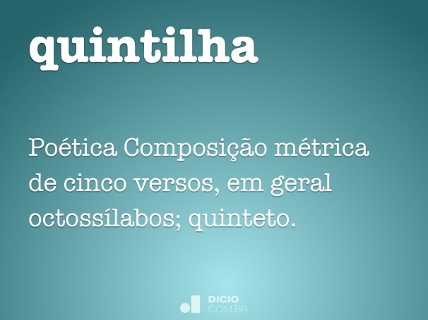 quintilha