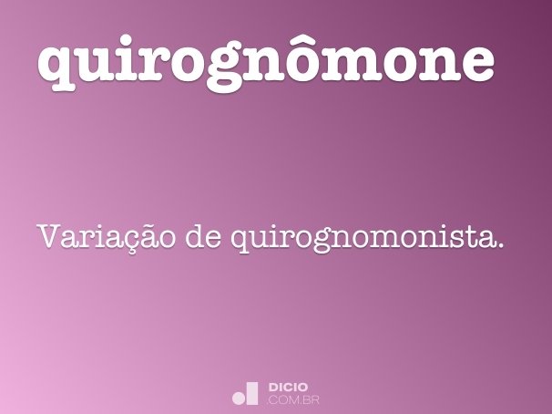 quirognômone