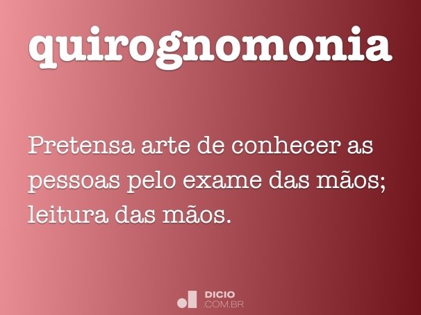 quirognomonia