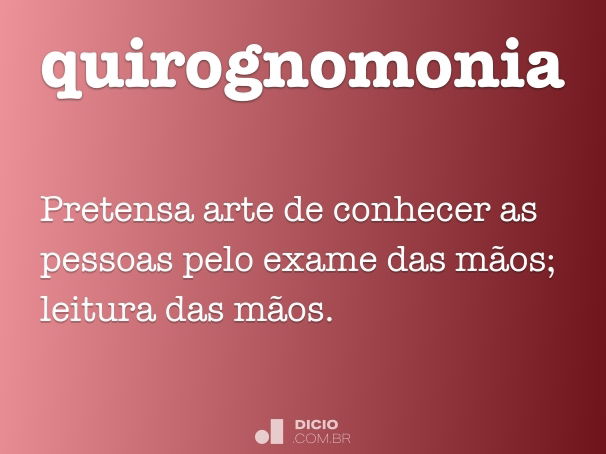 quirognomonia