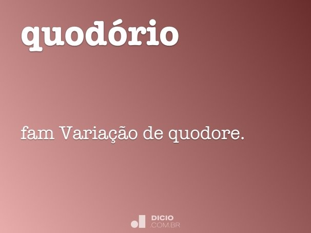 quodório