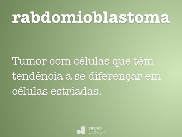 rabdomioblastoma