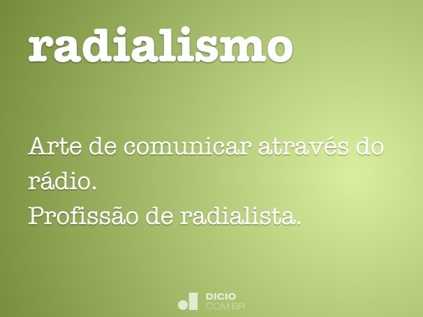 radialismo