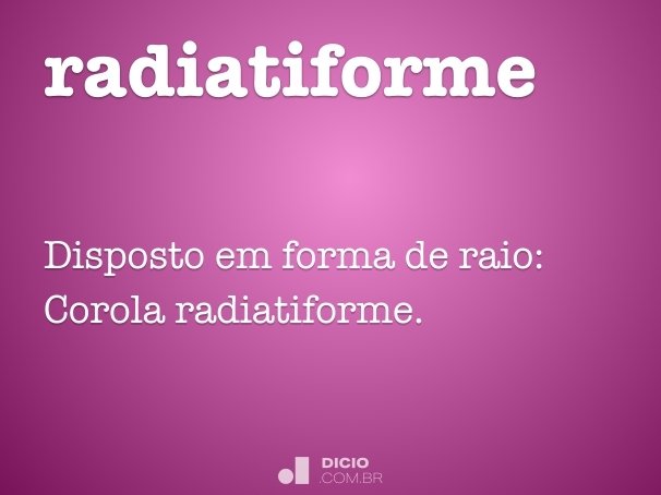radiatiforme