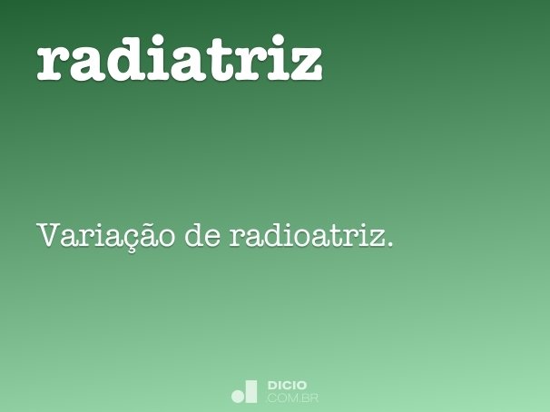 radiatriz