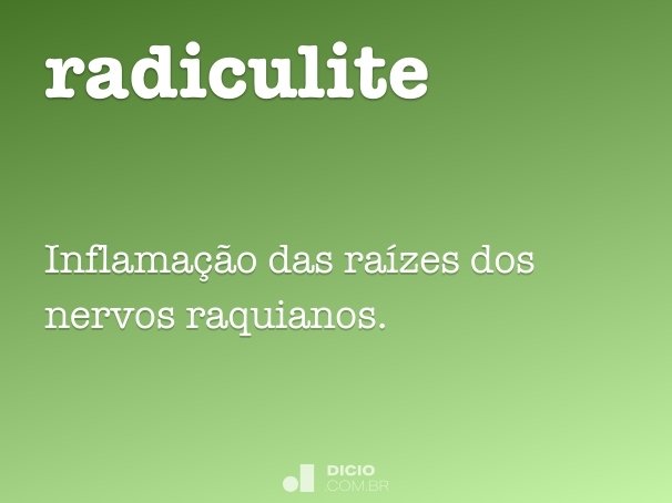 radiculite