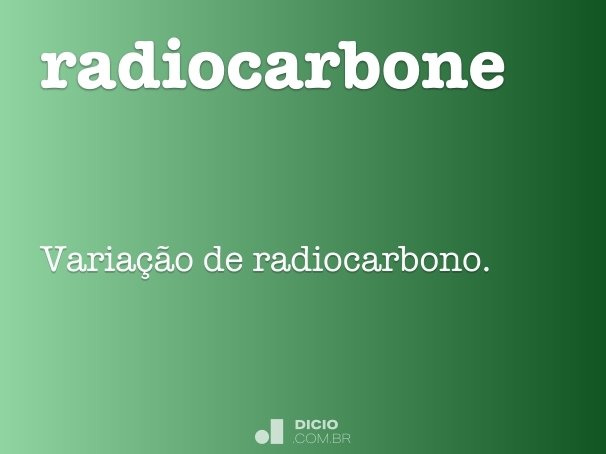 radiocarbone
