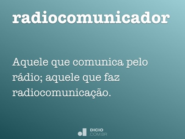 radiocomunicador