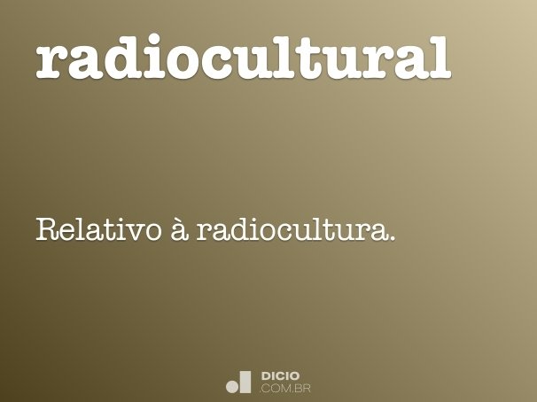 radiocultural