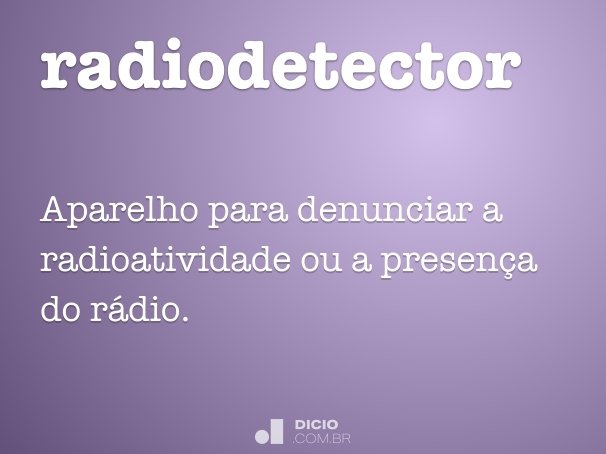 radiodetector