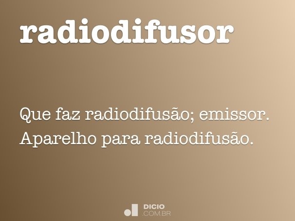 radiodifusor