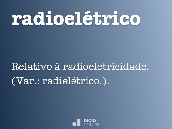 radioelétrico