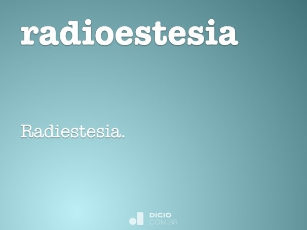 radioestesia