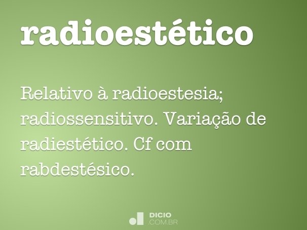 radioestético